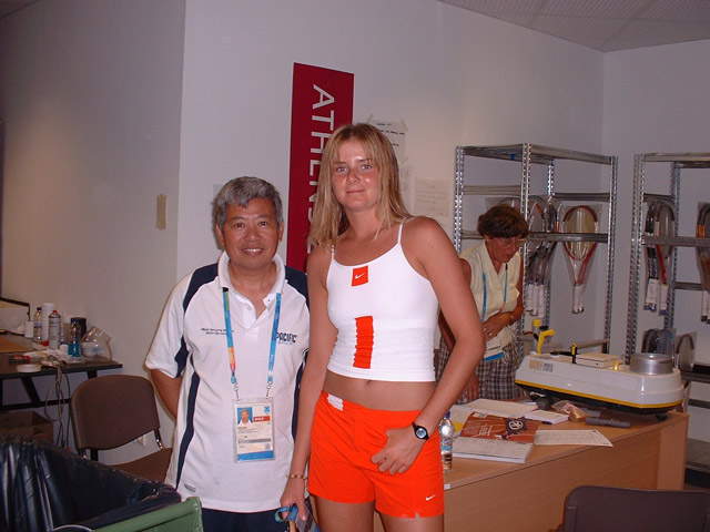 Daniela Hantuchova at the Olympic Games, 2004