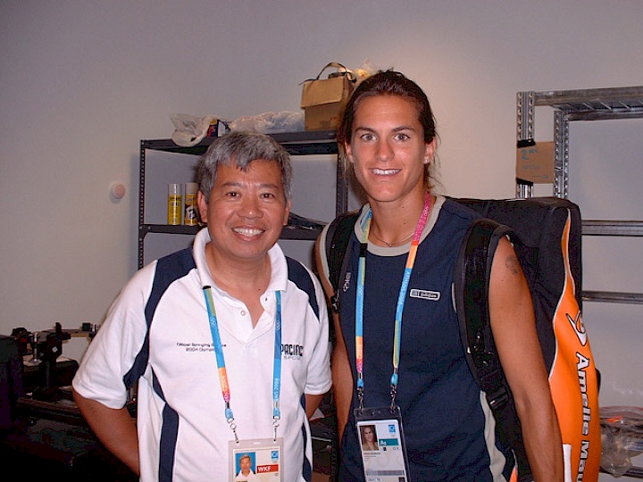 Amelie Mauresmo at the Olympic Games, 2004