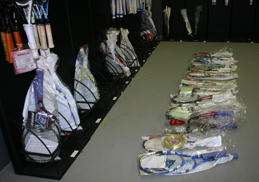 Racquets to be done