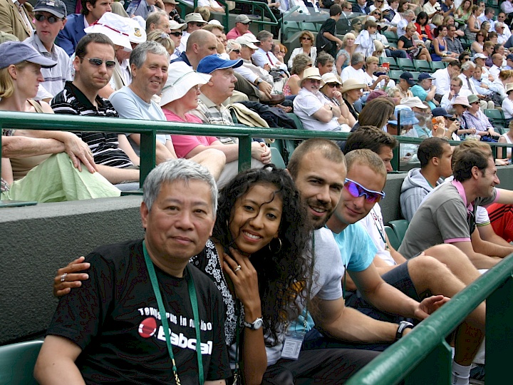 Ivo's team: Stringer Sam Chan, Mrs. Karlovic, trainer: Slavan, Coach: Petar