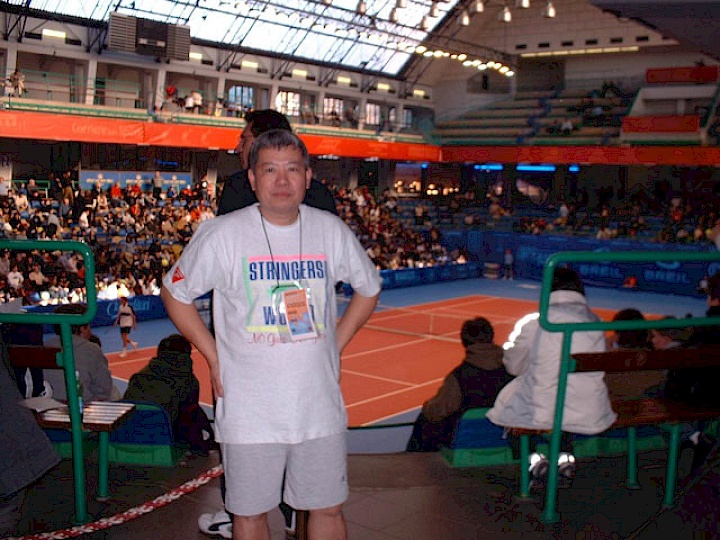 Sam at the Milan Open