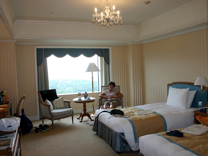 Our hotel room - AIG Japan Open