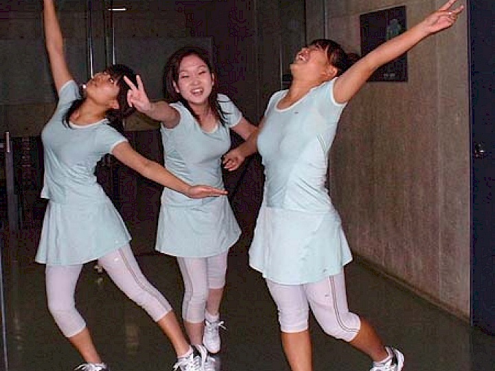 Happy ball girls - Toray Pan Pacific Open 2007