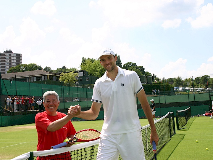 Sam with Ivo Karlović