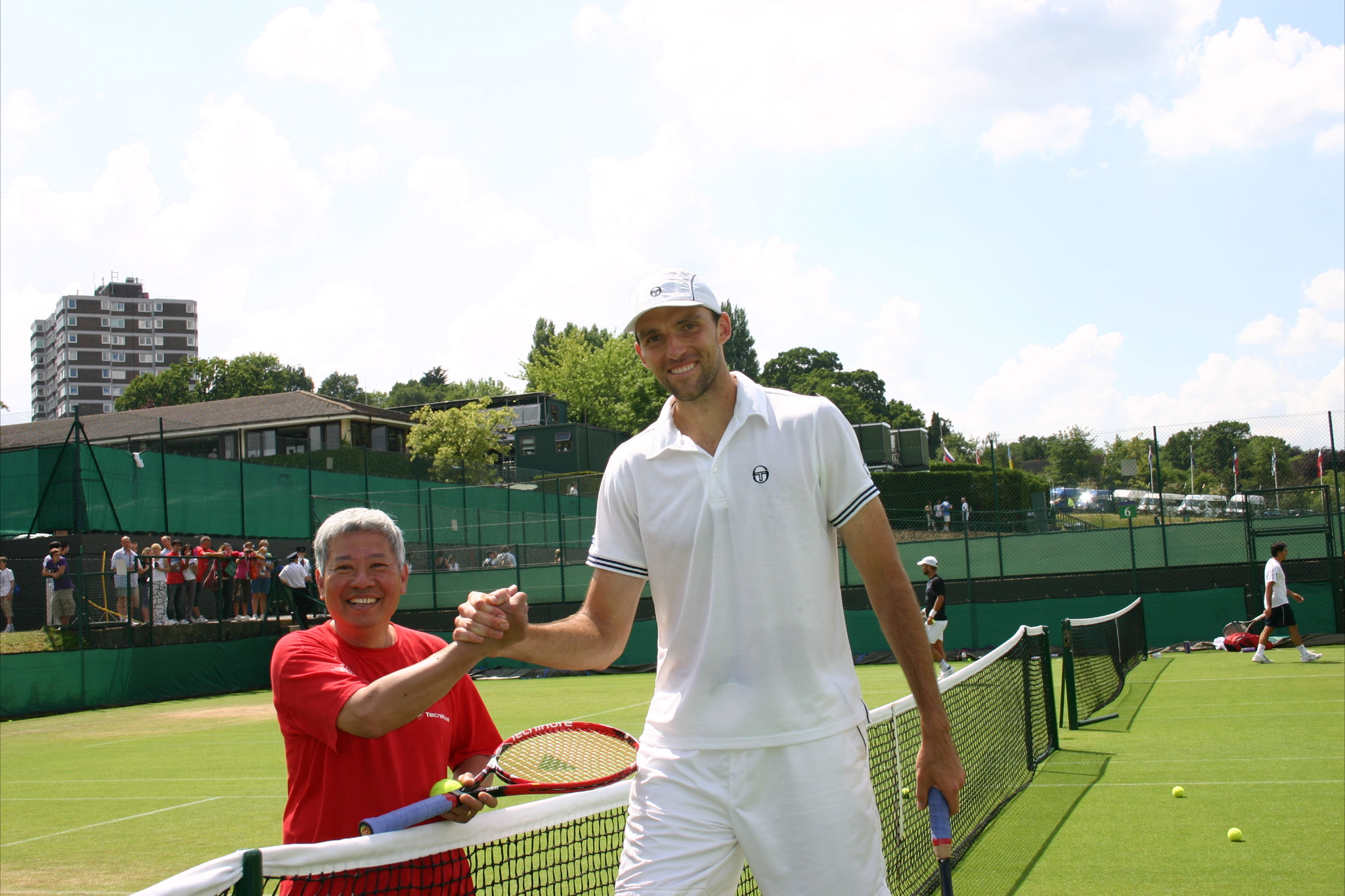 Sam with Ivo Karlović