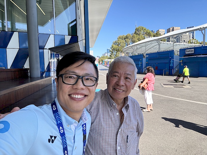 My Students stringing at the Australian Open 2024 (3)