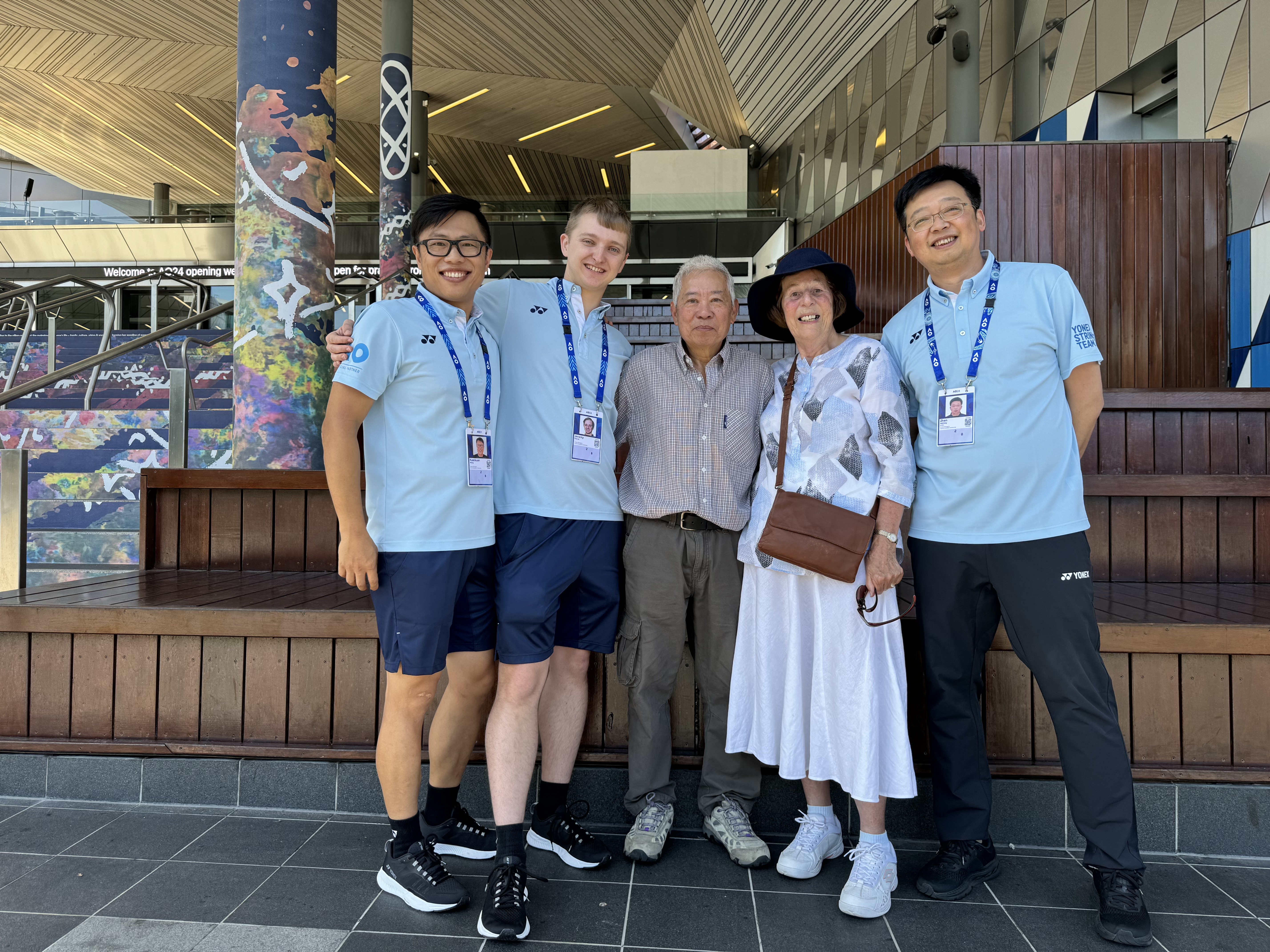 My Students stringing at the Australian Open 2024 (4)